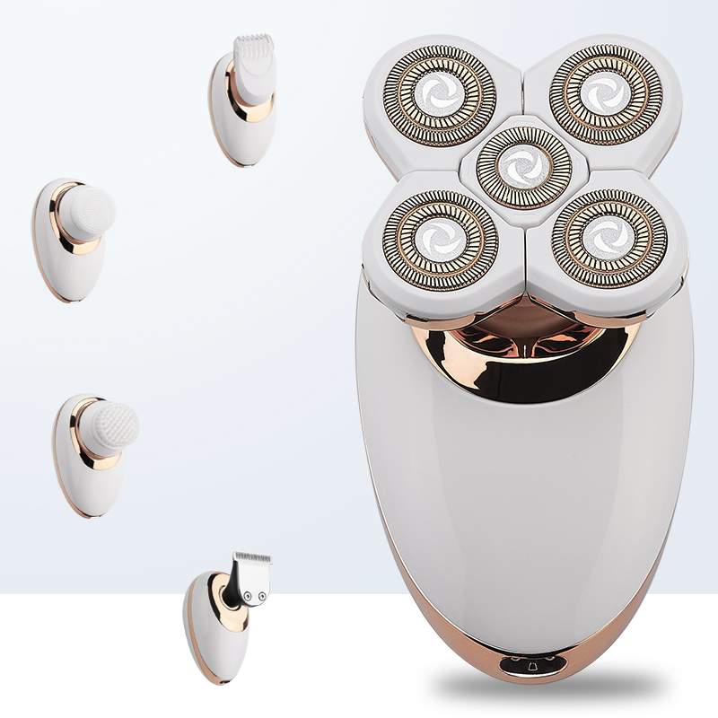 RAYCO бритвы RQ6900 360 Ротари 5D динамический бритья системы глава влажной и сухой перезаряжаемые электробритвы для бороды