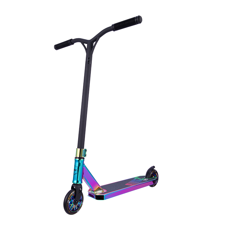 Factory ManufactureWholesale Pro Scooter Trick Kids Stunt Scooter For Sale V5 Rainbow