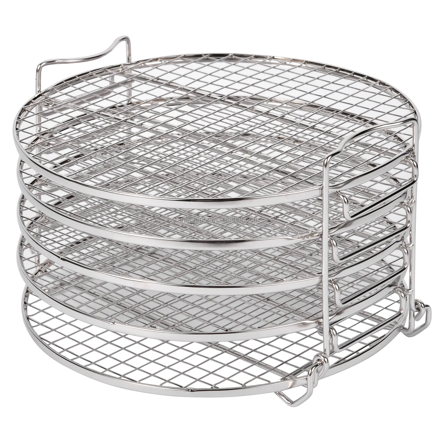 Stainless Steel cooks blender spare parts stackable 5 tiers air fryer crisping rack with tray