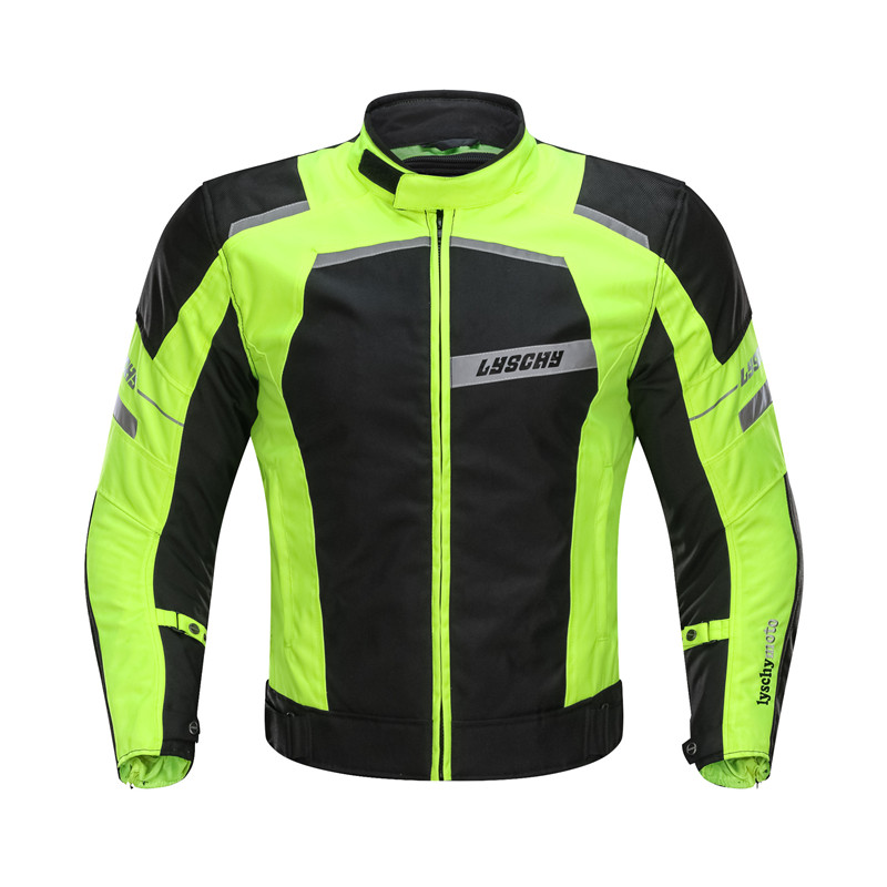LYSCHY Waterproof Motorcycle Jacket Motocross Suits Moto Jacket Protective Gear Reflectance Safe Motorcycle Clothing