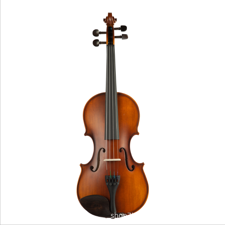 4 4 Handmade Violino Cheap Price Violin Case Top Bow Triangle Steel Wood Brazil Suit JIA
