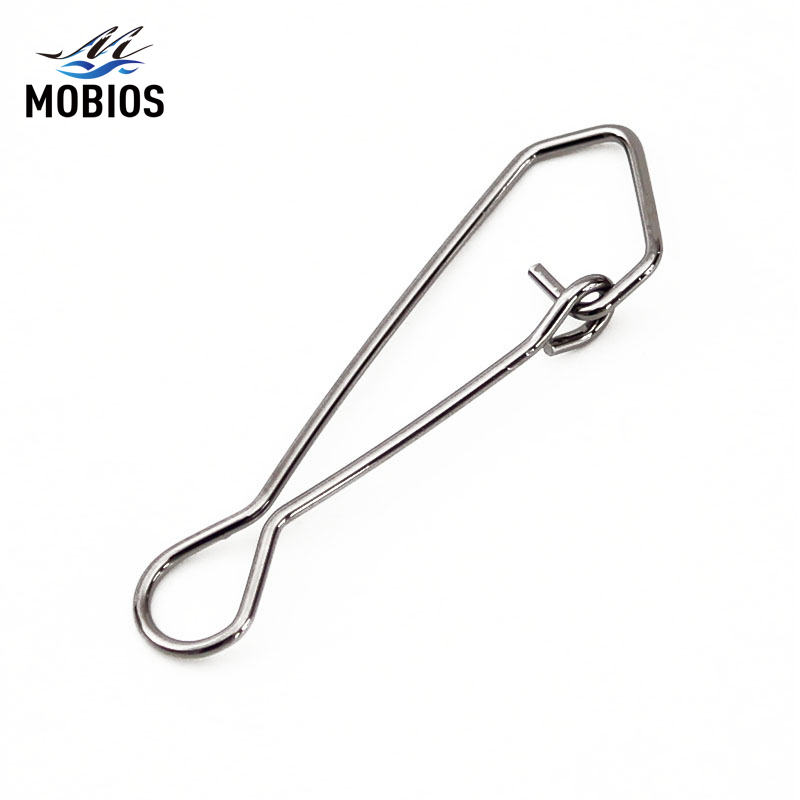 MOBIOS 8# - 00# Hooked Snap Fishing Connector Stainless Steel Snap Accessory