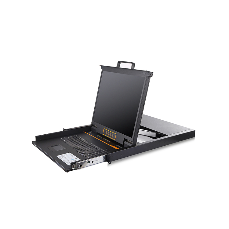 JD1908 1U-стоечный сервер 8 портов ЖК KVM переключатель-19 дюймов-USB + VGA поддержка