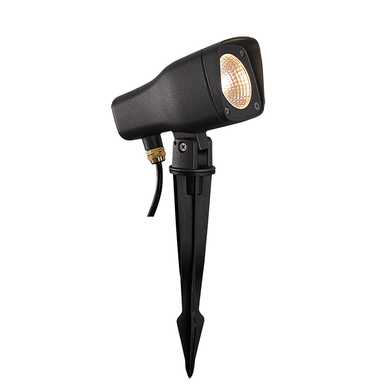 12V свет сада Llight СВЕТОДИОДНЫЕ точечные светильники подсветка MR11 черного или серого цвета алюминиевый ландшафтное освещение