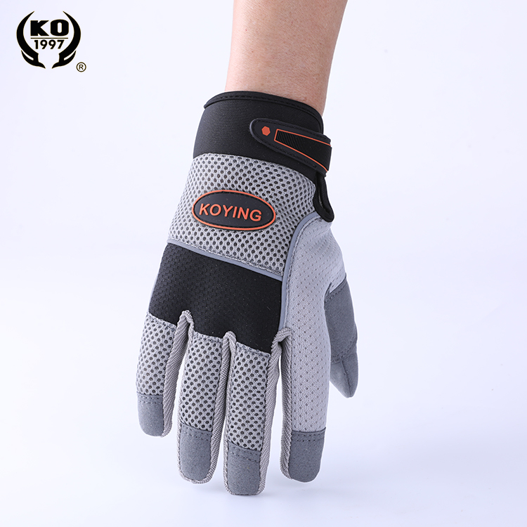 Outdoor Full Finger Workout Gloves Shock-Absorbing MTB Gloves Road Bicycle Racing Hiking Gloves