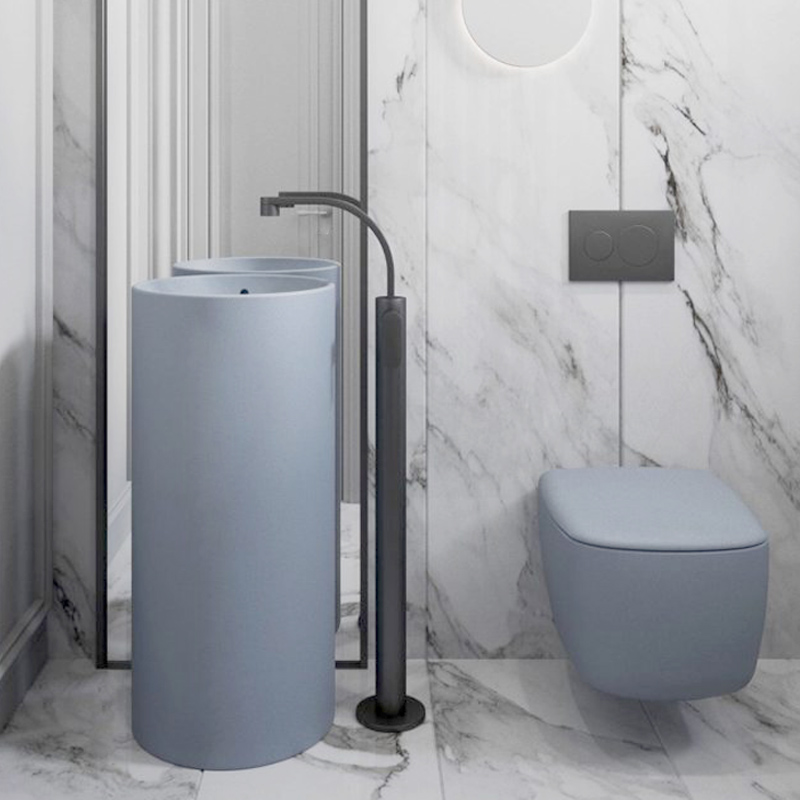 Черная раковина toileteries Звездочный Отель VIP шкаф лунное ожерелье с голубой Туалет дизайн угловая мебель Туалет Биде дерева vanity умывальник пьедестал