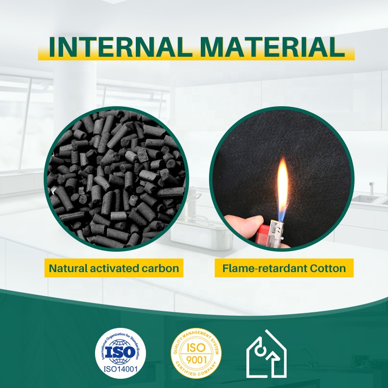 Replacement For Vent Cooker Hood With ISO9001 Certificate Absorb Odor And Smoke Charcoal Cooker Extractor Hood Filter