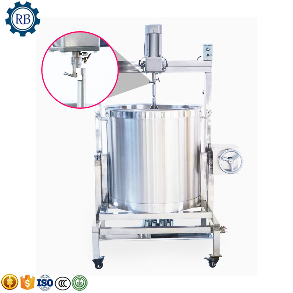 Widely Used ketchup boiling machine Jacketed kettle mixer Sugar boiler / Candy cooking machine/ Sugar syrup cooking pot