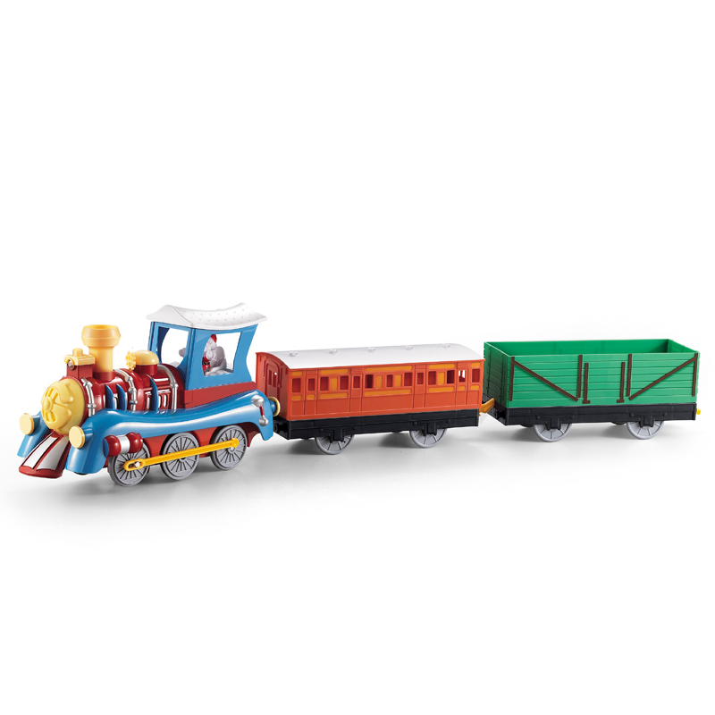 Christmas battery operated set happy train toys for kids