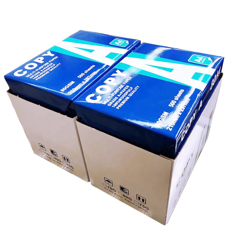 High Stiffness Cheap A4 Copy Paper 80gsm For Copiper Laser Printing
