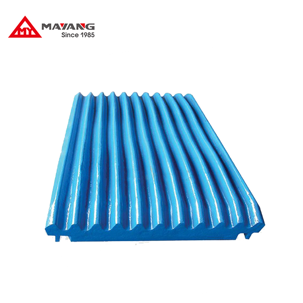 Manganese steel scrap jaw plate steel casting jaw plates