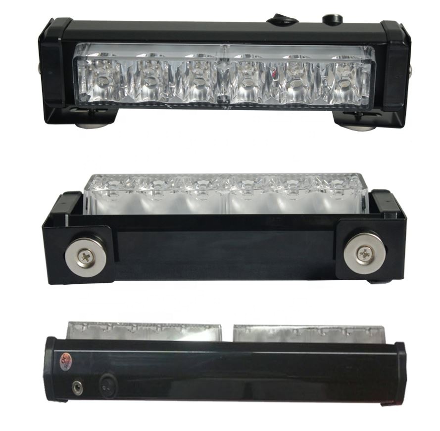 Portable rechargeable battery powered magnetic mount led strobe light for tractor forklift crane truck flash strobe light