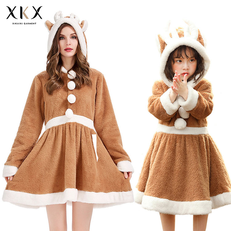 Wholesale Christmas Fancy Cloth Suit Animal Cosplay Costum Christmas Cosplay Costume Anime Cosplay Women Dress