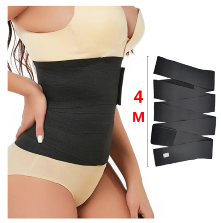 Drop Shipping New Trend Custom Logo Wrap Waist Trainer Corset Shaper For Belly Lose Weight Trimmer Belt