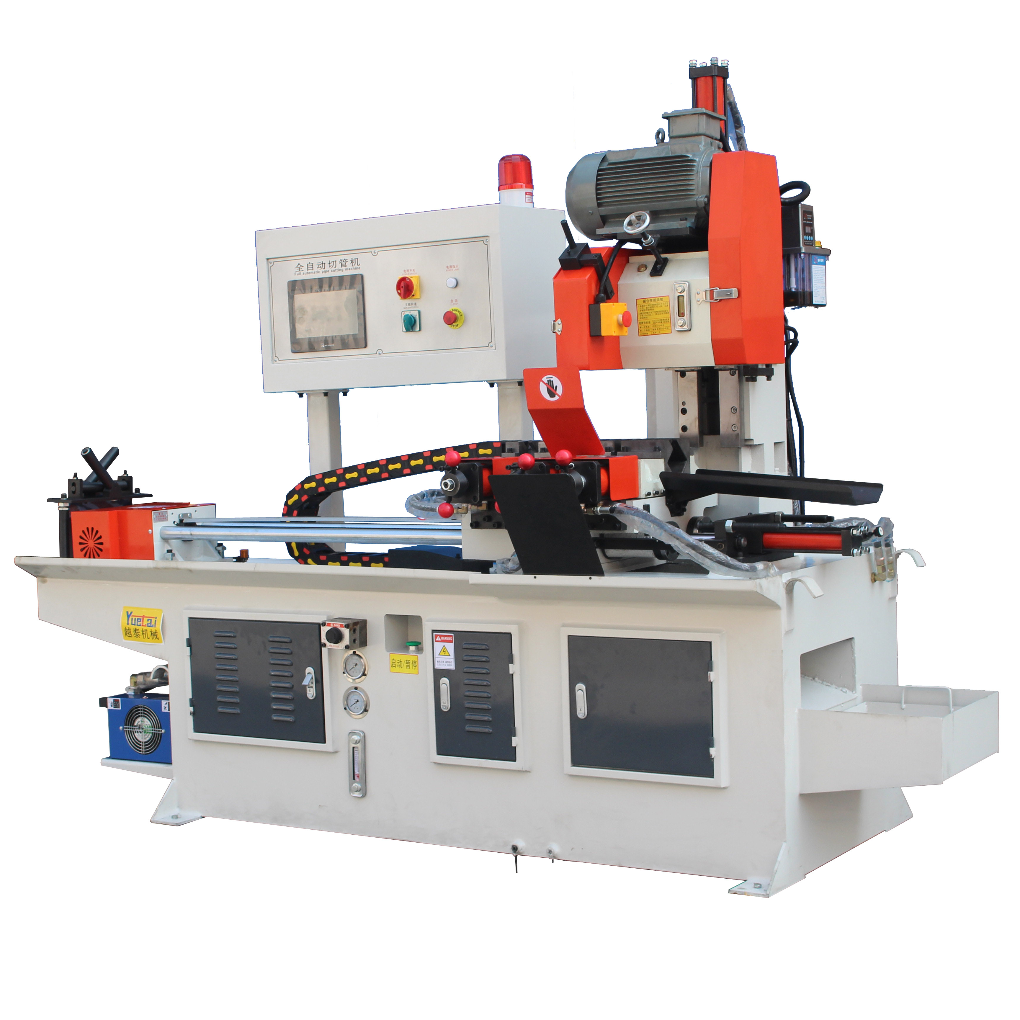 425CNC угловой 45 труборежущий станок для стали и металла yuetai заводские цены