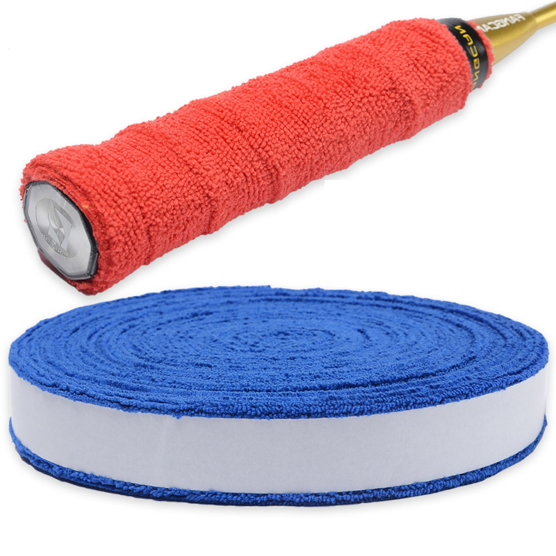 Anti-slip Badminton Tennis Cotton Towel Hand Glue Grip Overgrips Badminton Racket Wool Sweat Band