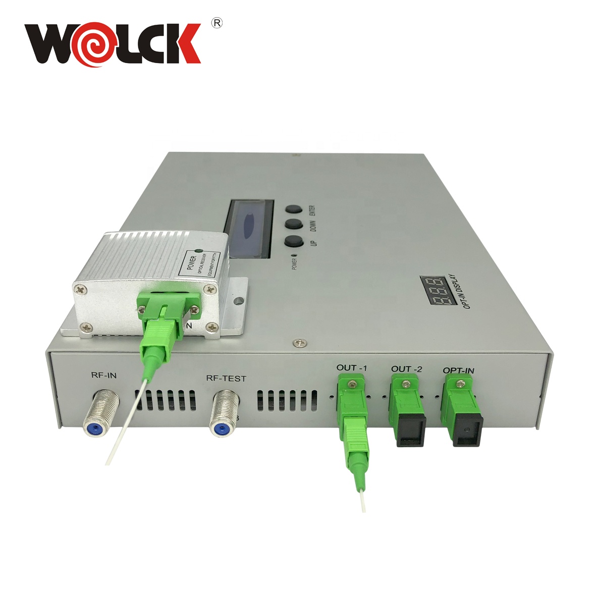 Волоконно-оптическое оборудование fm 1550nm мини передатчик с RF 10db для CATV