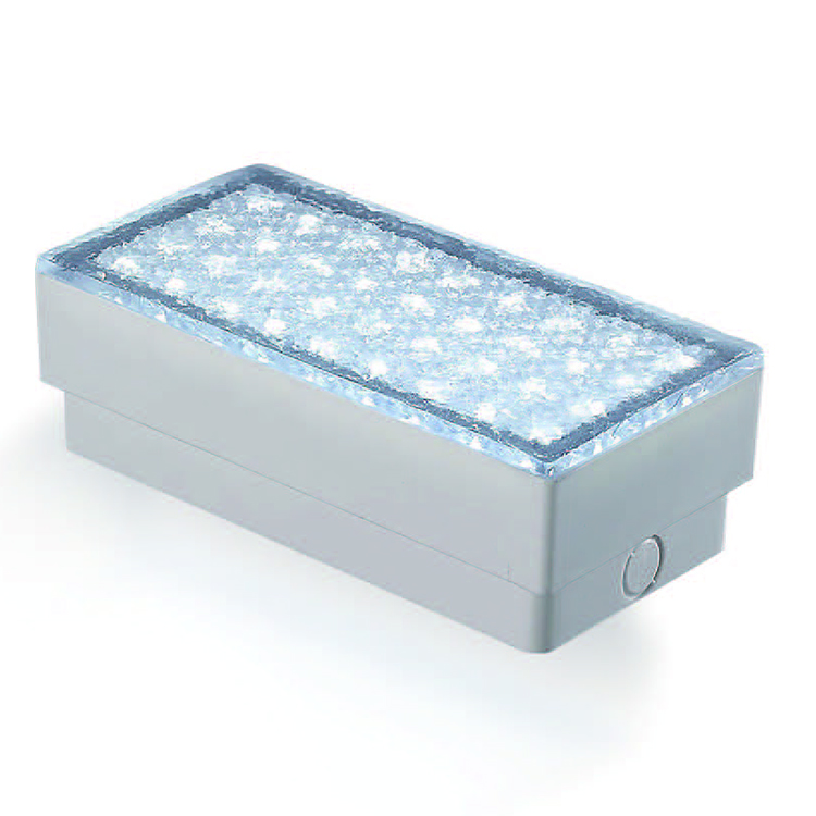 IP67 Outdoor Square Waterproof Crystal Landscap Lights Garden LED Pathway Light Ice Brick Lights