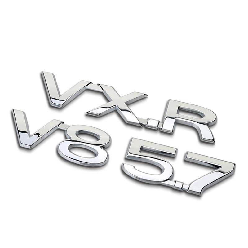 Оптовая продажа, автомобиль, родстер, 3D металлический логотип V w V6 V8, пользовательская эмблема автомобиля