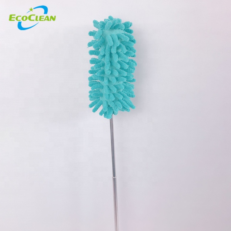 Фабрика EcoClean BSCI, Гибкая телескопическая моющаяся мини-тряпка из микрофибры, 30 дюймов