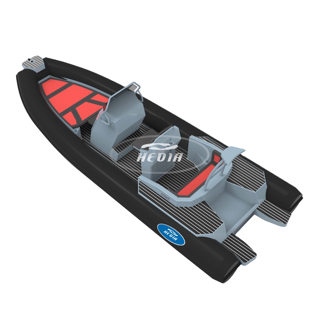 RHIB 650 21 ft 20ft 7m hypalon aluminum hull boat luxury hard bottom 6m sport rib inflatable boat