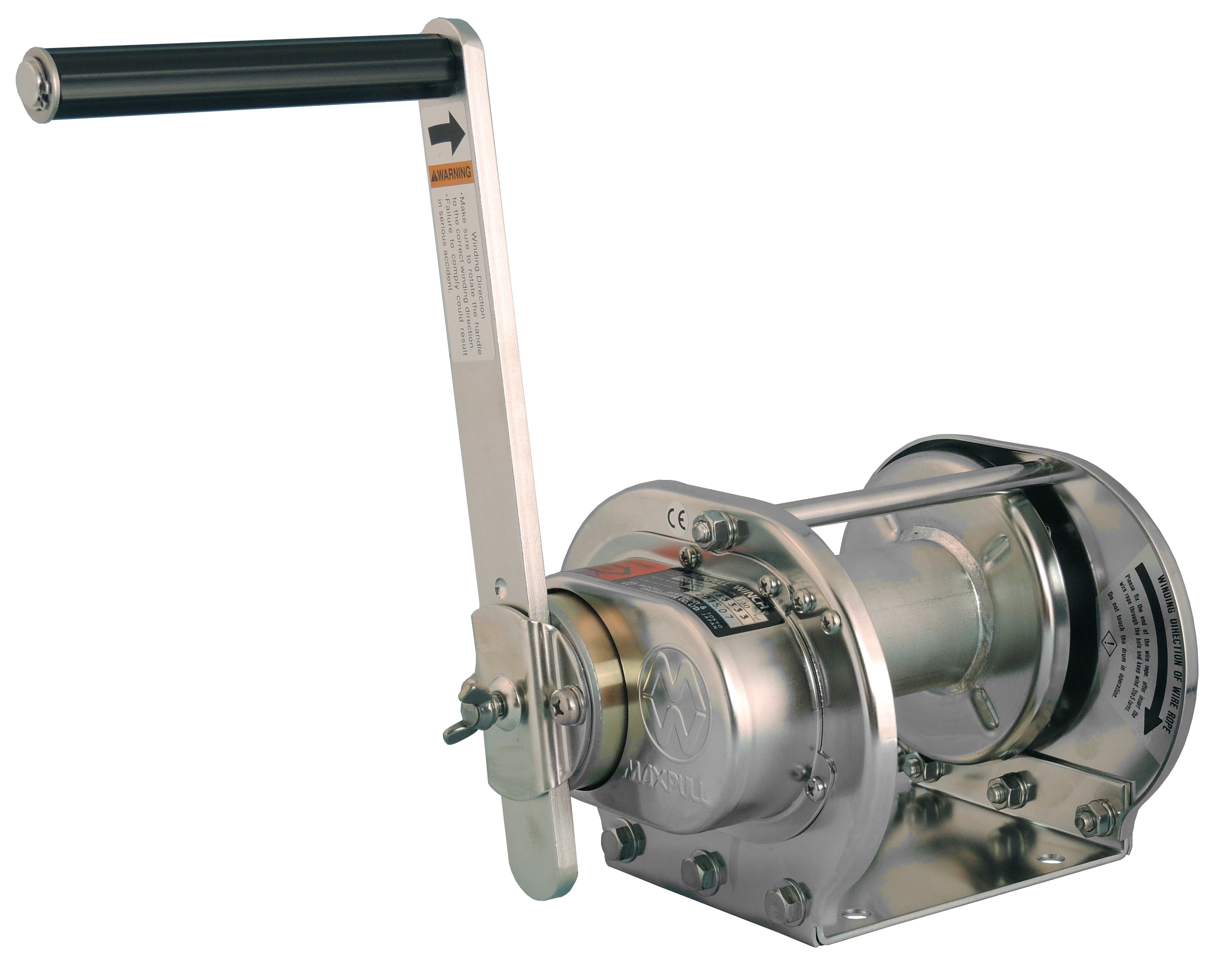 Cranes Salt Tolerance Stainless Steel Rotating Hand Manual Truck Winches