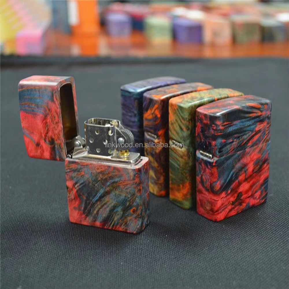 Натуральный креативный резной деревянный чехол для зажигалки zippo case LK