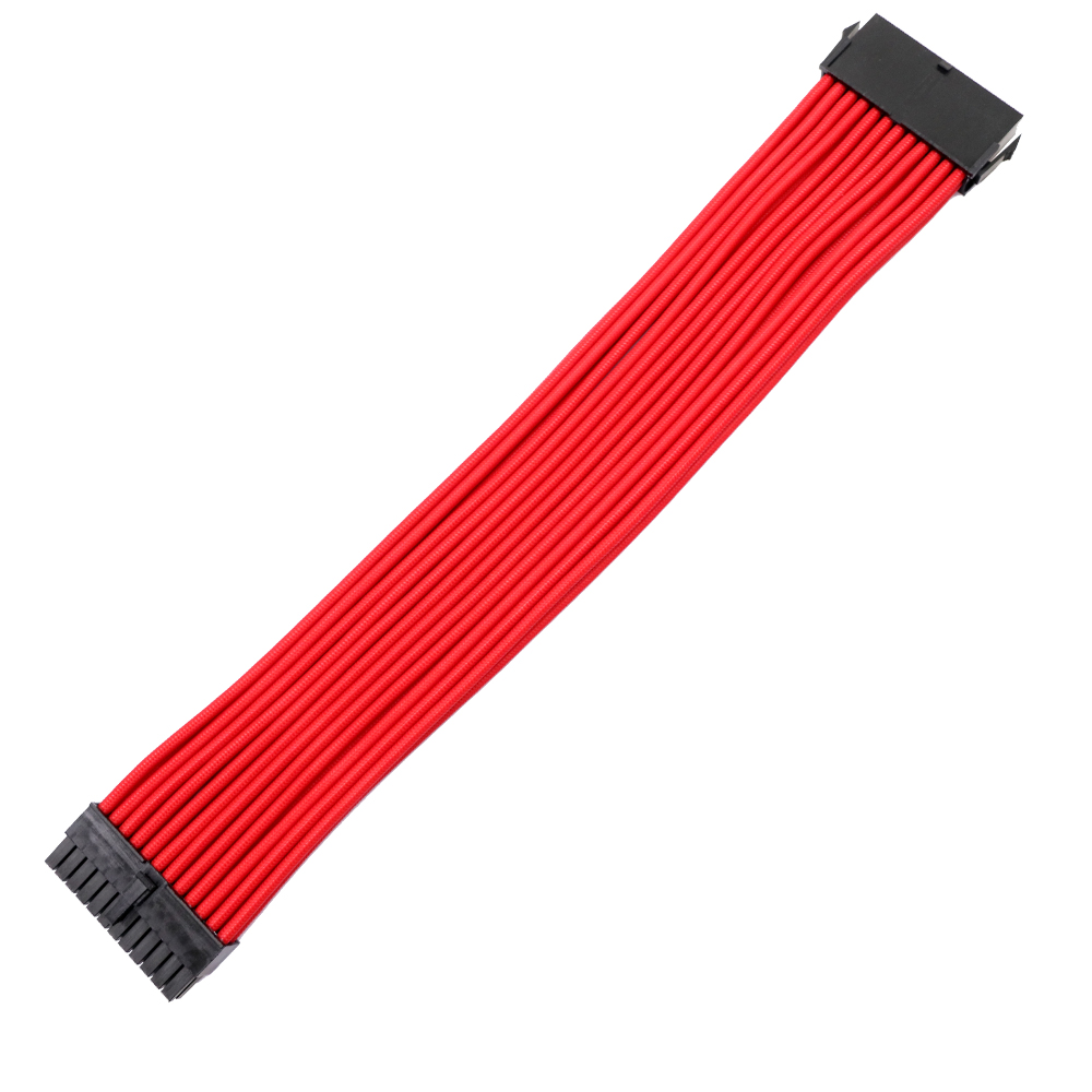 24Pin ATX папа-мама материнская плата удлинитель красный 18AWG