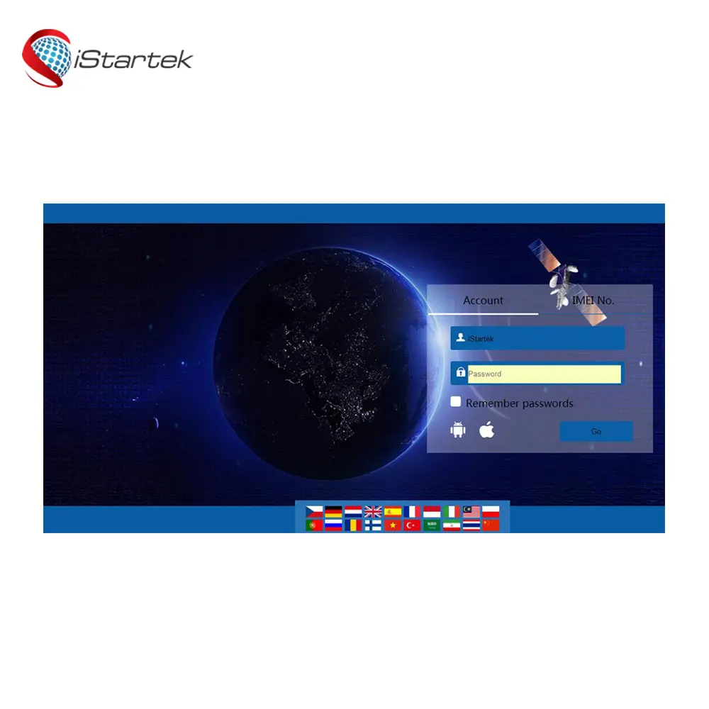 iStartek Free Web Based OEM GPS Server Tracking Software APP And GPS Tracking Platform System