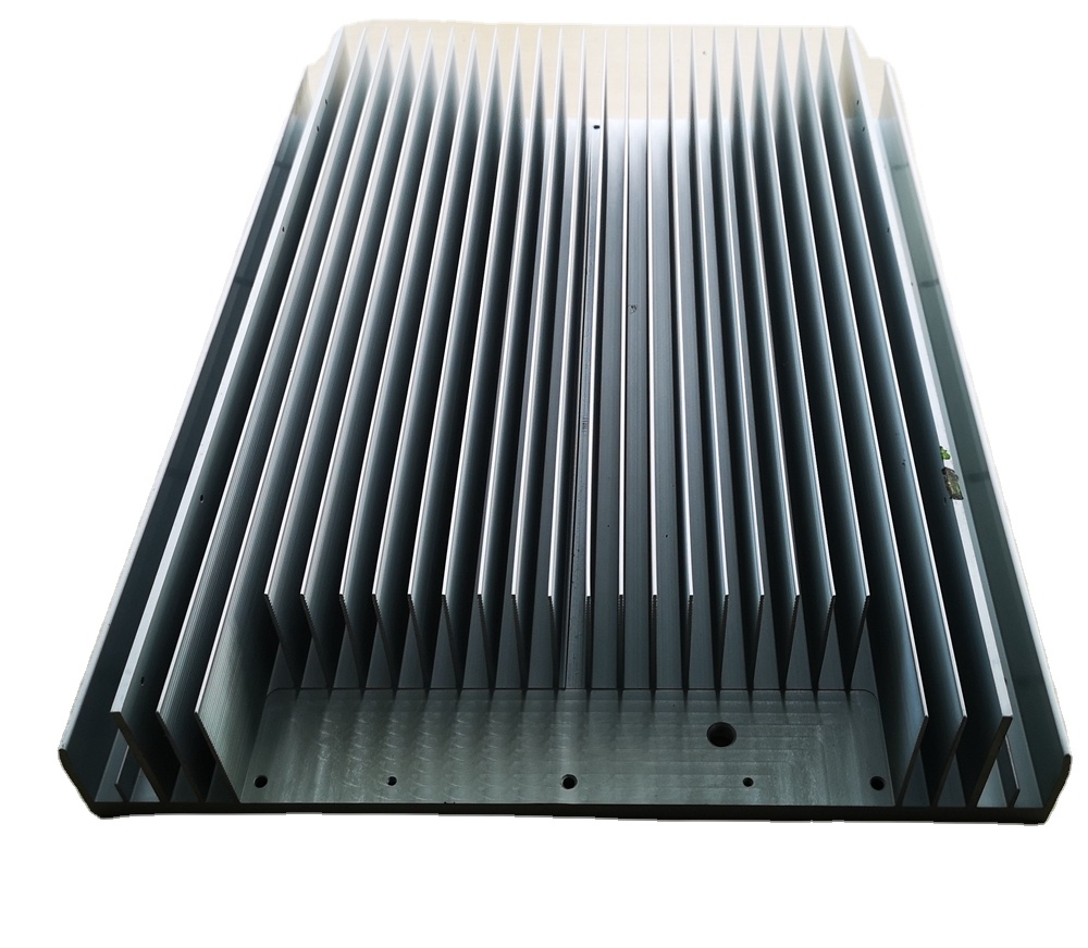 Custom CNC machining Aluminum Alloy Heat Sink Anodized Surface For Boiler
