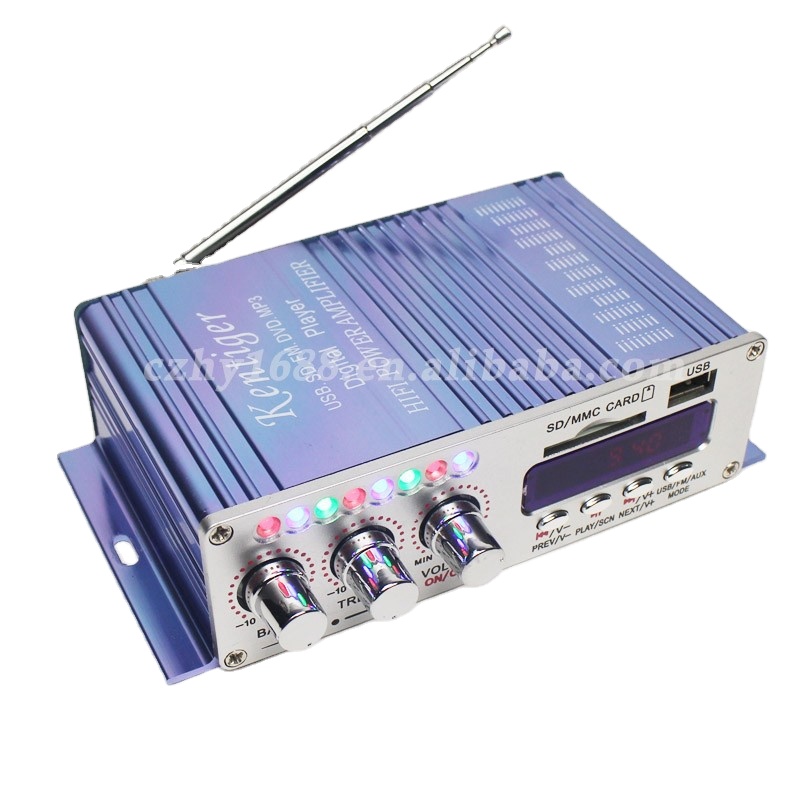 2-канальный усилитель Kentiger HY502S, автомобильный мини-усилитель MP3