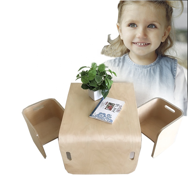 Kindergarten tables and chairs children's game tables and chairs set art table early education training class kids U-shaped desk