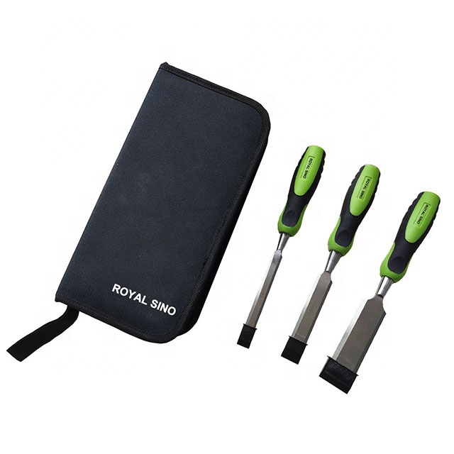 Hot sale 4pc wood chisel set with zipper bag