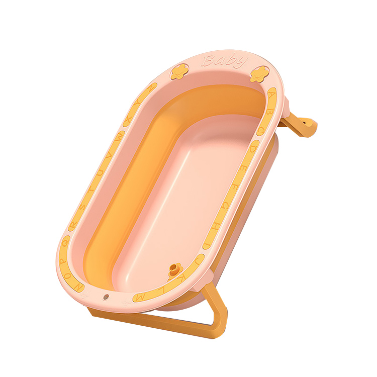 2020 New Design Baby Foldable Bathtub Kids Portable Bath Tub For Newborn Baby