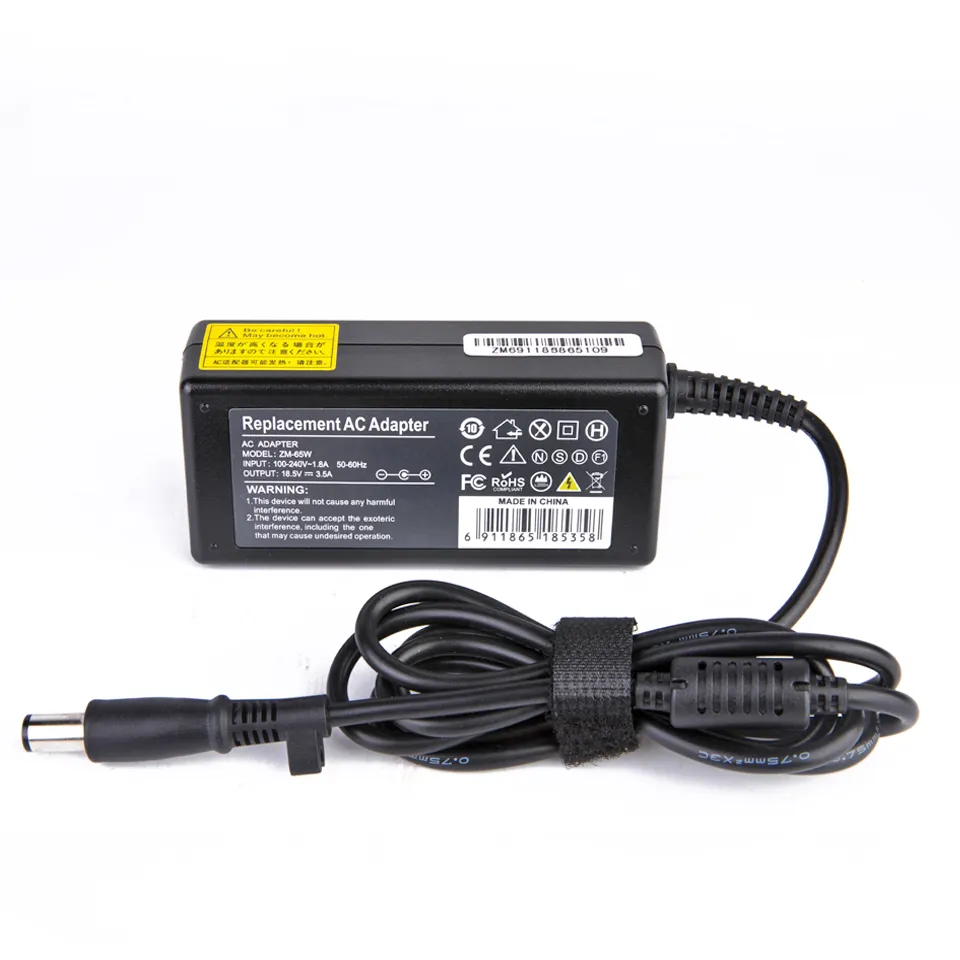 Universal notebook 18.5v 3.5a laptop ac adapter charger for hp 65w power supply