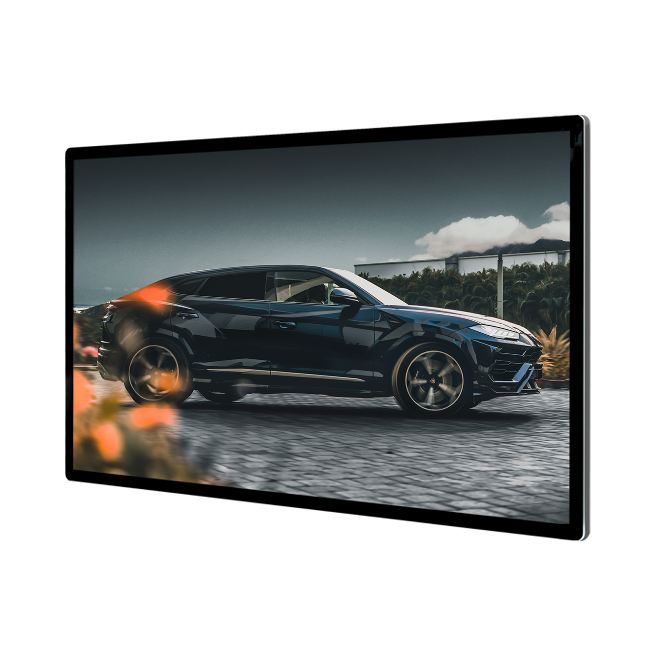 Настенный дисплей Full HD для рекламы на базе android, настенный сенсорный экран