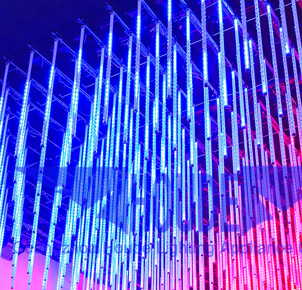 Рождественское украшение DMX 512 rgb светодиодная 3D трубка Вертикальная Пиксельная трубка 360 градусов RGB СВЕТОДИОДНАЯ DMX Пиксельная трубка
