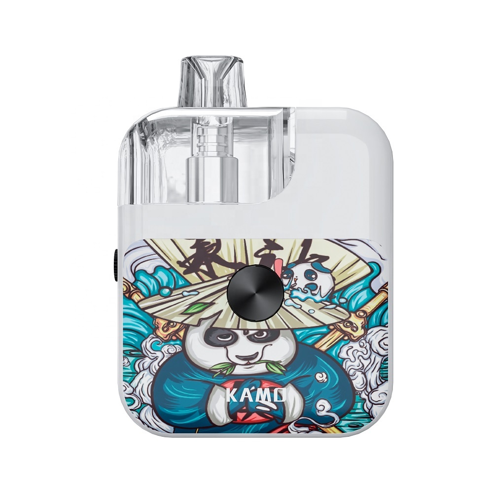 New Smart Design Panda Vape Pod Ultroner Air Flow Adjustment KAMO Kit Red Orange White Black Color 3D Printing Pattern