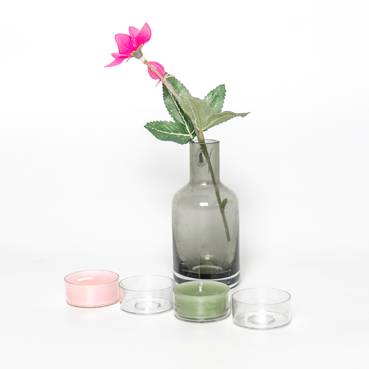 Cheap colorful plastic candle cup wholesale
