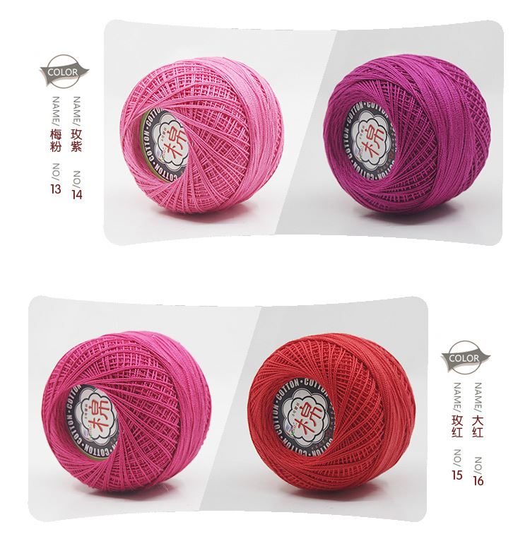 Good-Looking Cotton Yarn Knitting Lace Cotton Thread Yarn For Crochet