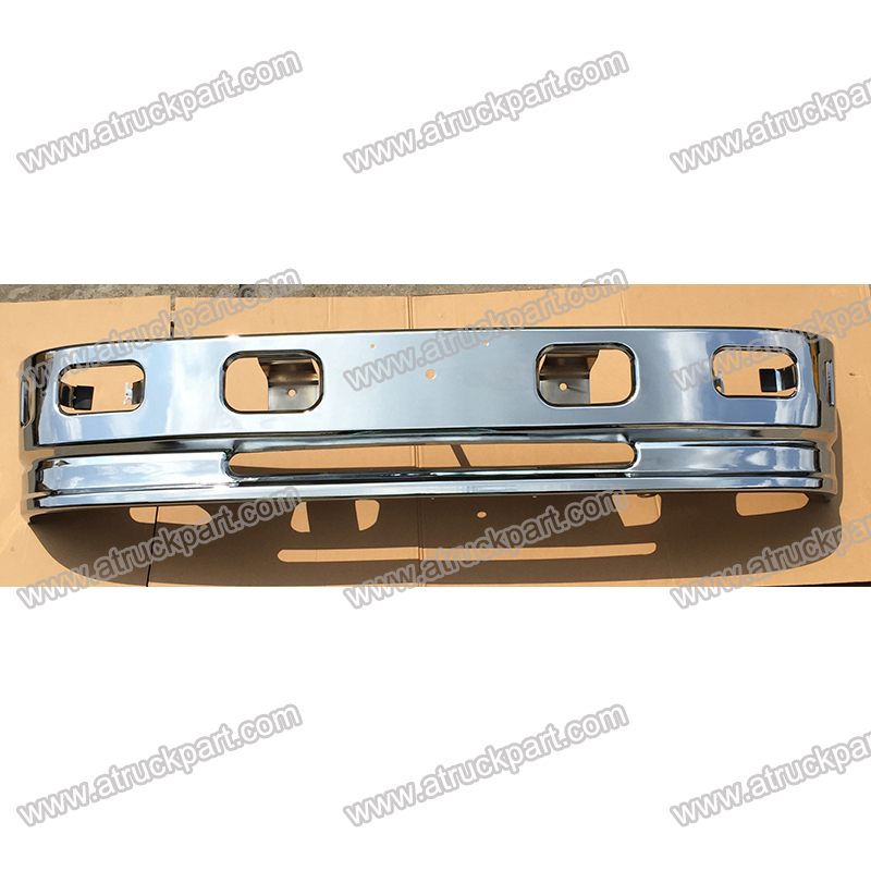 Узкий хромированный передний бампер для ISUZU NPR 120 100P, запчасти для кузова грузовика