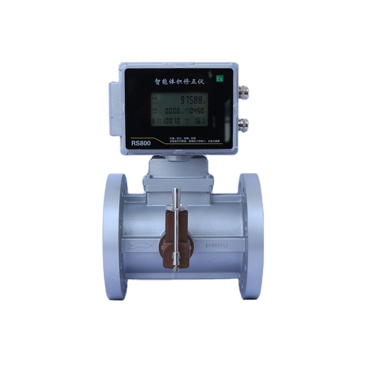 Rotatable digital converter turbine gas flow meter CE approved gas turbine flow meter