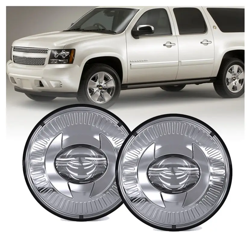 Car Axuiliary LED Fog Lamp 6500k Driving Light Front Bumper Fog Lights for Chevy Silverado