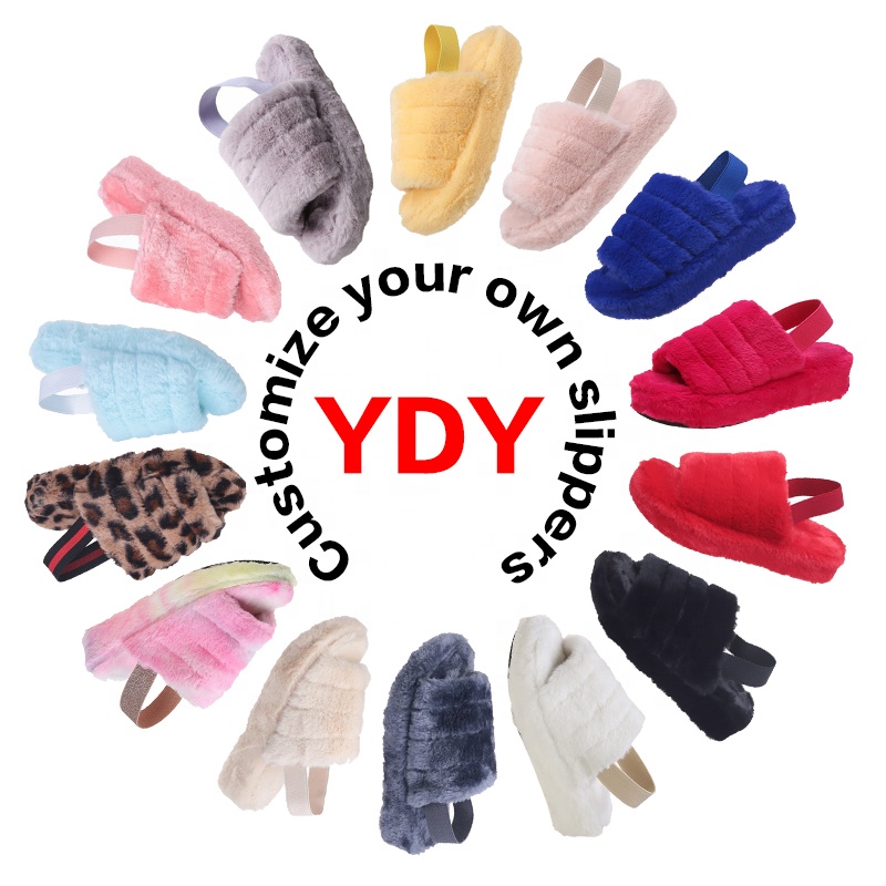 New Femme Indoor Plush Slippers Non-Slip Breathable Fashion Open ToeCasual Women's Shoes Casual Slippers