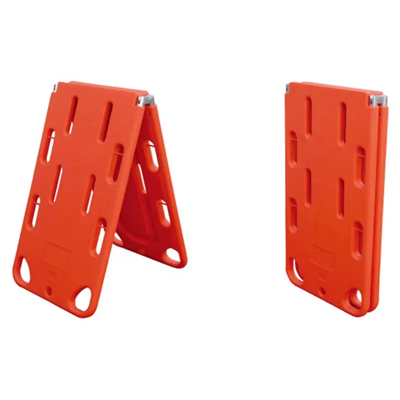 First-aid medical PE plastic two-folded four-folded spine board stretcher