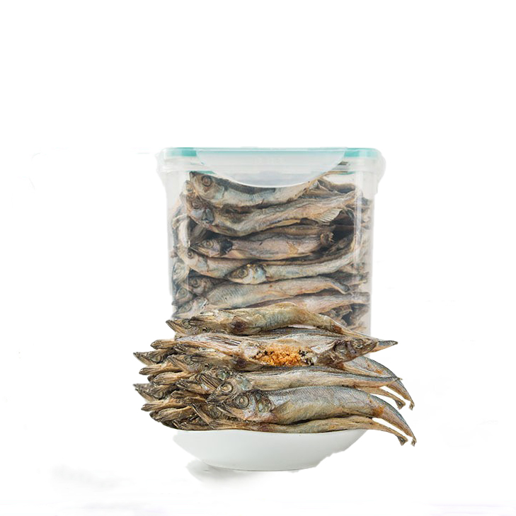 Cat Small Fish Fattening Nutrition Hair Gills Freeze-dried Spring fish Meat Family Bucket Pet Snacks