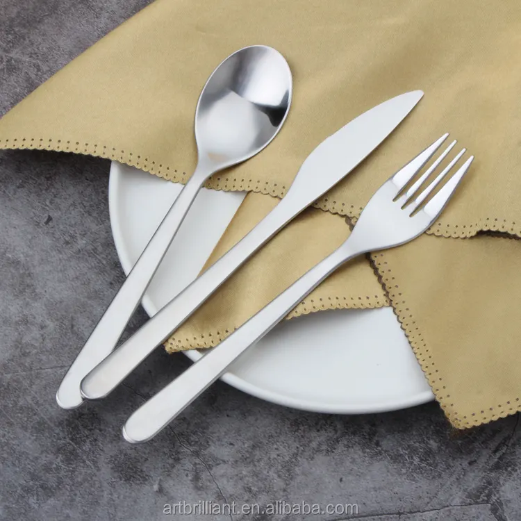 Amazon Hot Stainless Steel Flatware Set Gold Matte Polished For Wedding And Restaurant