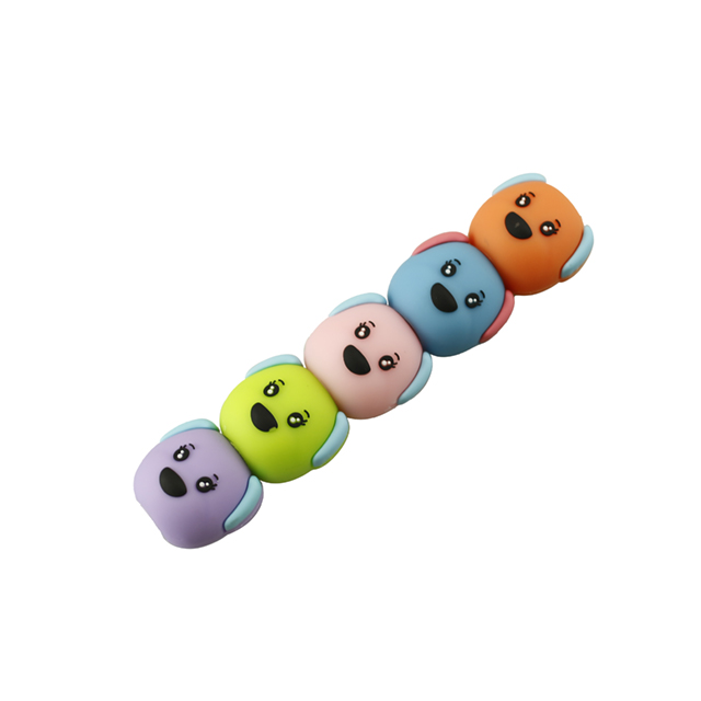 Thirty Percent Discount Kawaii Mini PVC Fancy Multicolor Pastel Fluorescent Marker Ink Highlighter Pen