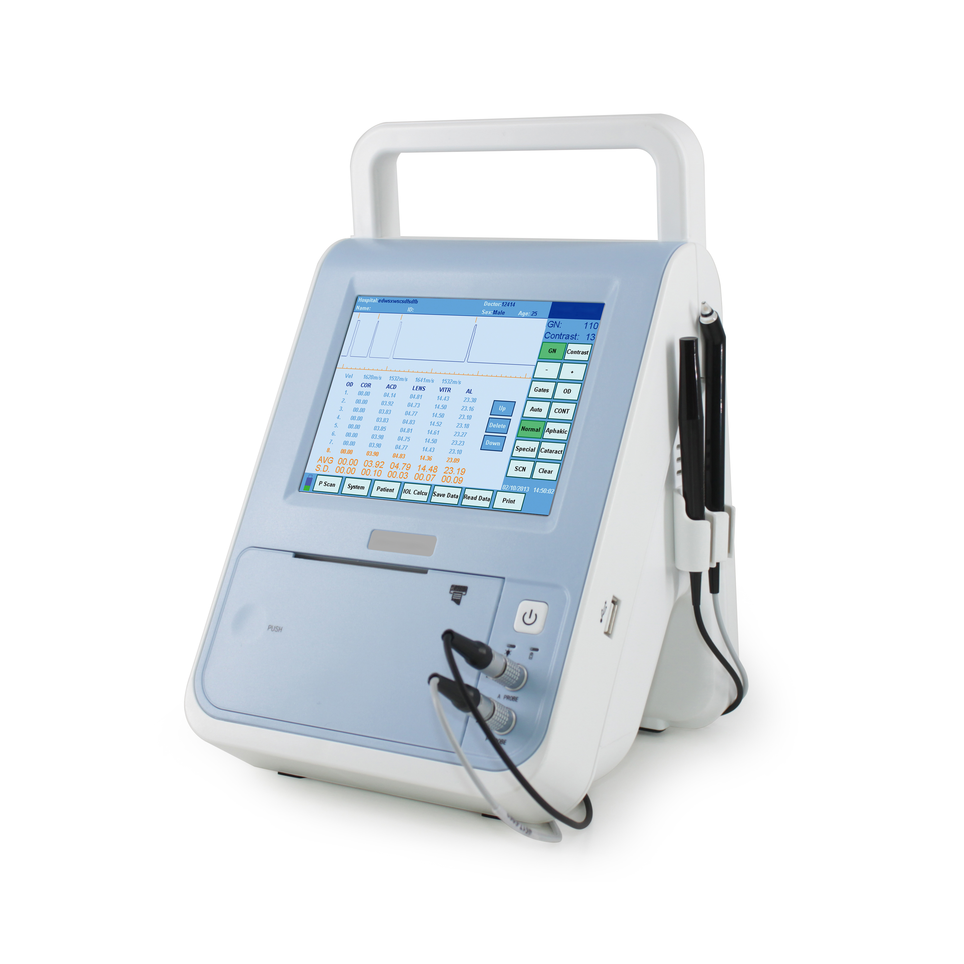 Portable Innovative Eye Ophthalmic Ultrasound Scanner for Enhanced Vision Assessment Medical Ultrasound Instrument