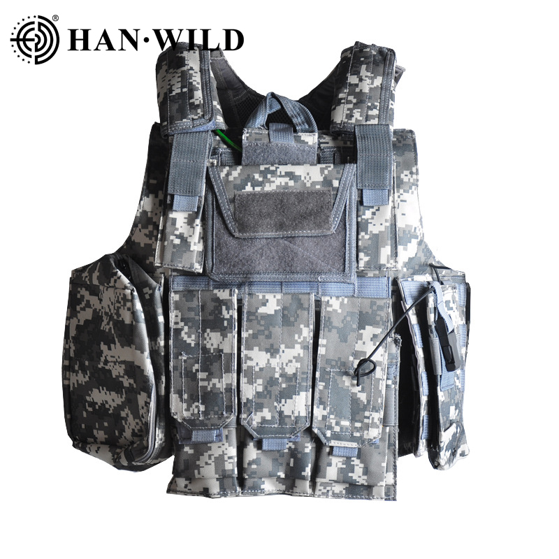 HAN WILD Steel Ghost Камуфляжный тактический жилет CS полевое Защитное снаряжение боевой тактический жилет для командировок оптом